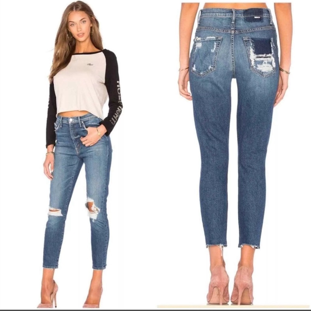 Mother Jeans
The Swooner Crop size 25